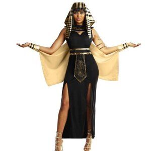 Morph Cleopatra Egyptian Costume Goddess Women Cosplay Set Adult Size Medium